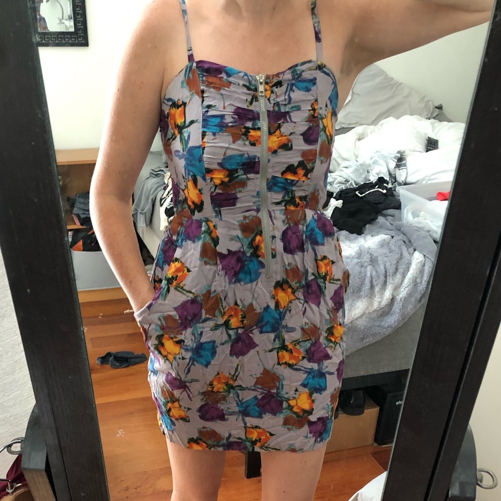 Floral mini dress
